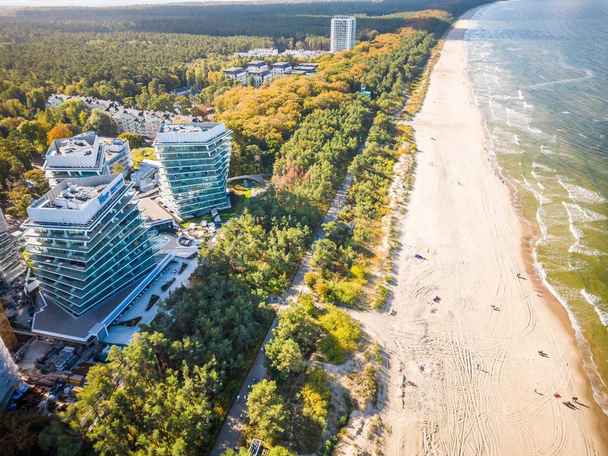 Royallux Apartment Waves Resort & Spa - Sea View From Balcony By Renters Prestige Мендзиздроє Екстер'єр фото